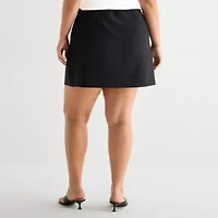 a.n.a Womens Plus Mini A-Line Skirt
