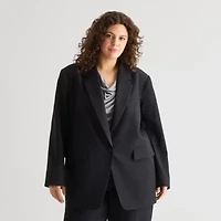 a.n.a Oversized Womens Plus Blazer