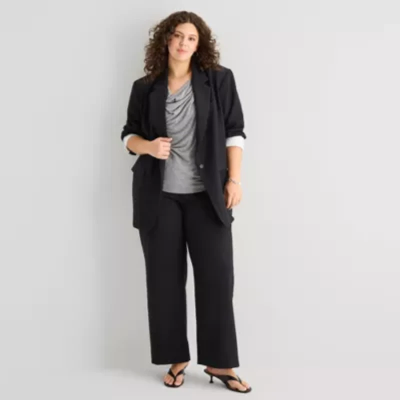 a.n.a Oversized Womens Plus Blazer