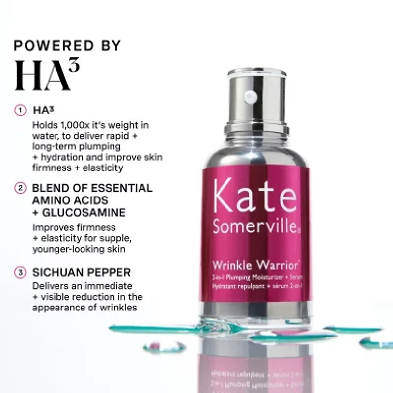 Kate Somerville Wrinkle Warrior 2-in-1 Plumping Moisturizer + Serum - 50 ml / 1.7 fl oz