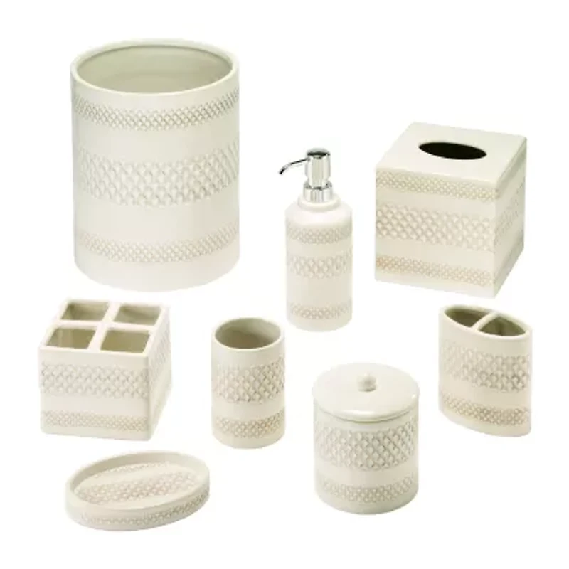 Nicole Miller Lyra Bathroom Canister