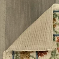 Maples Persian Tan Floral Indoor Rectangular Runner