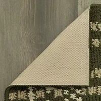 Maples Border Plaid Indoor Rectangular Accent Rug