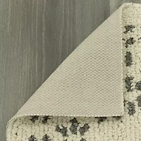 Maples Star Gray Indoor Rectangular Runner