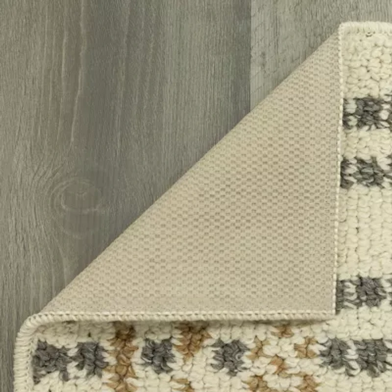 Maples Border Plaid Indoor Rectangular Accent Rug