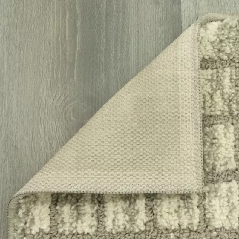 Maples Grid Indoor Rectangular Accent Rug