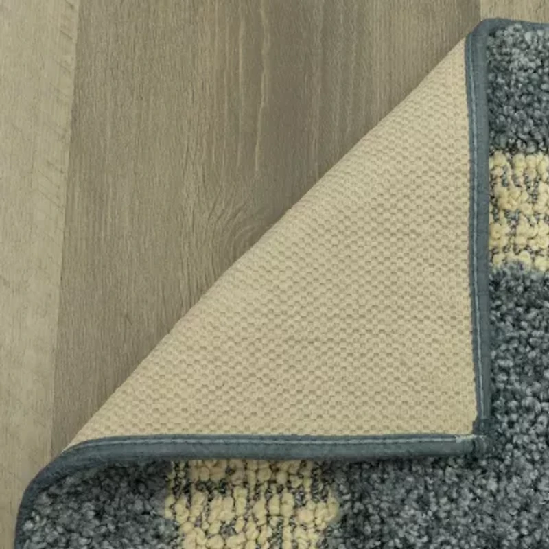 Maples Solid Cut and Loop Indoor Rectangular Accent Rug