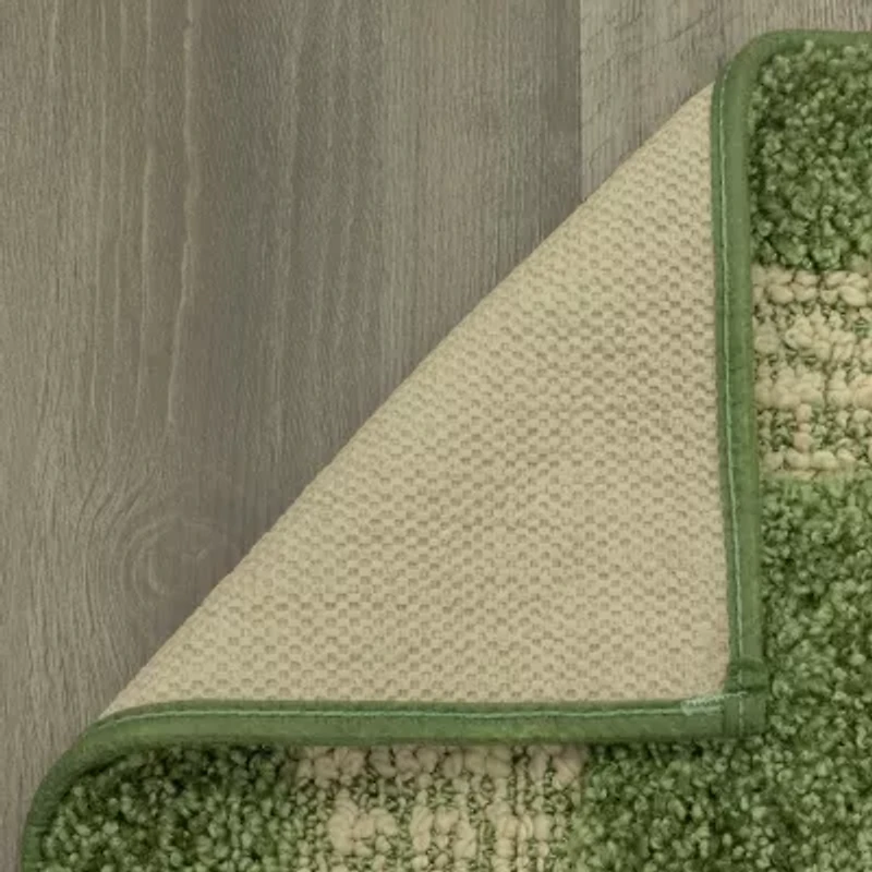 Maples Solid Cut and Loop Indoor Rectangular Accent Rug
