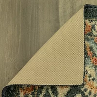 Maples Persian Navy Floral Indoor Rectangular Accent Rug