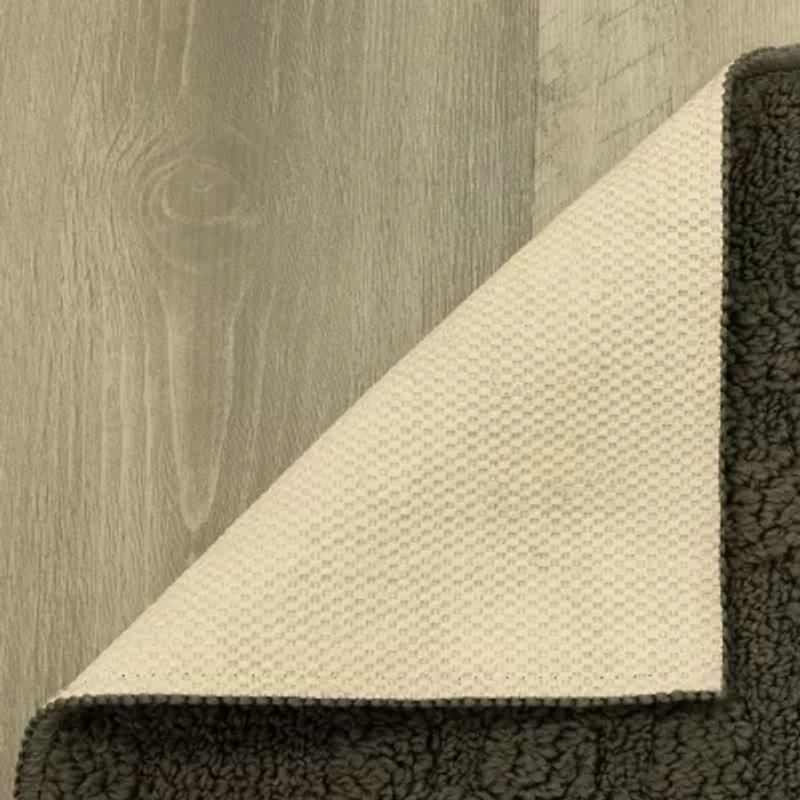 Maples Textured Solid Weave Indoor Rectangular Accent Rug