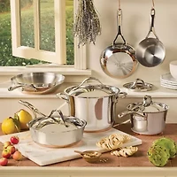 Anolon Nouvelle Stainless Steel 10-pc. Cookware Set