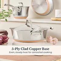 Anolon Nouvelle Stainless Steel 10-pc. Cookware Set