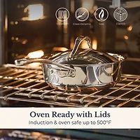 Anolon Nouvelle Stainless Steel 10-pc. Cookware Set