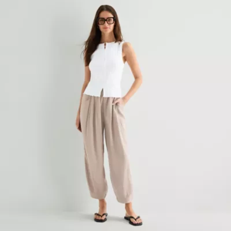 a.n.a Womens Crew Neck Sleeveless Vest