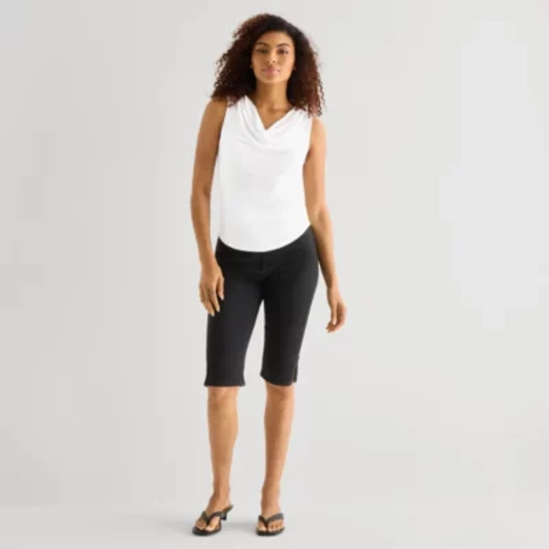 a.n.a Womens Cowl Neck Sleeveless Tank Top