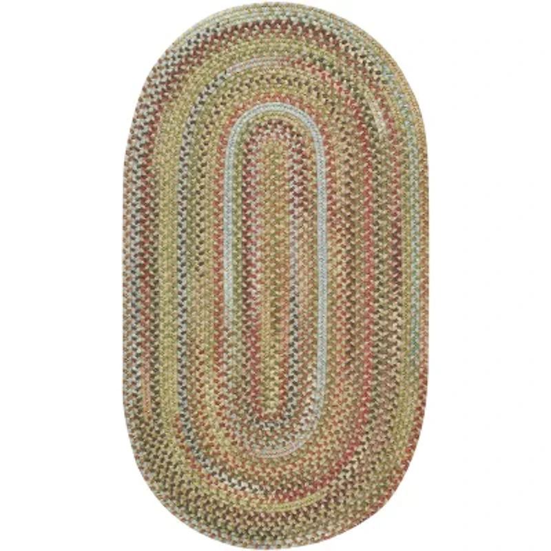 Capel American Traditions Braided Wool Indoor Oval Area Rug