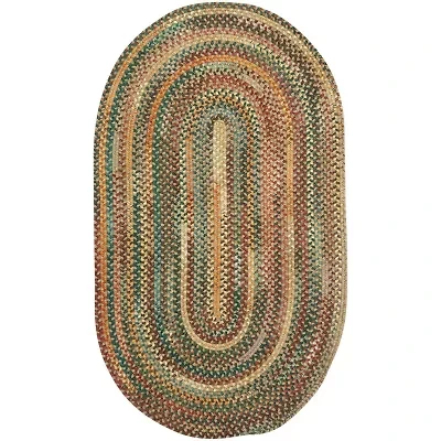 Capel American Traditions Braided Wool Indoor Oval Area Rug