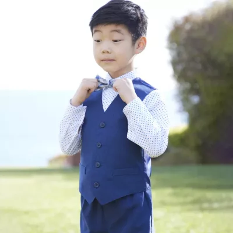 Van Heusen Little & Big Kid Boys 4-pc. Suit Set