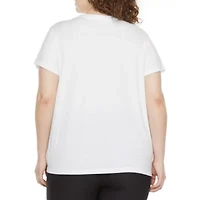 Champion Womens Crew Neck Short Sleeve Active Plus T-Shirt