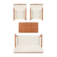 Safavieh Larence Patio Collection 4-pc. Conversation Set