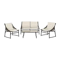 Berkane Patio Collection 4-pc. Conversation Set Weather Resistant