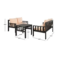 Lardner Patio Collection 3-pc. Conversation Set
