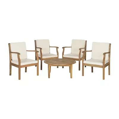 Safavieh Anaheim Patio Collection 5-pc. Conversation Set Weather Resistant