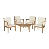 Safavieh Anaheim Patio Collection 5-pc. Conversation Set Weather Resistant