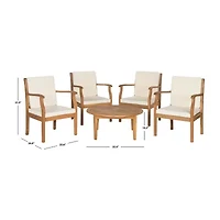 Safavieh Anaheim Patio Collection 5-pc. Conversation Set Weather Resistant