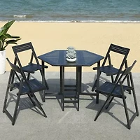 Kerman Patio Collection 5-pc. Weather Resistant Hexagon Dining Set