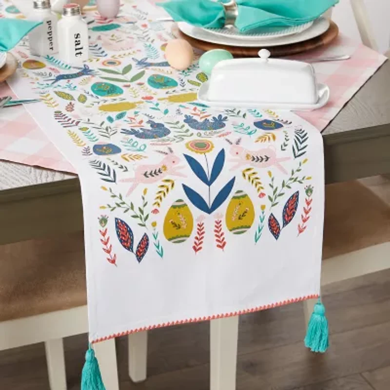 Design Imports Easter Folk Garden Runner