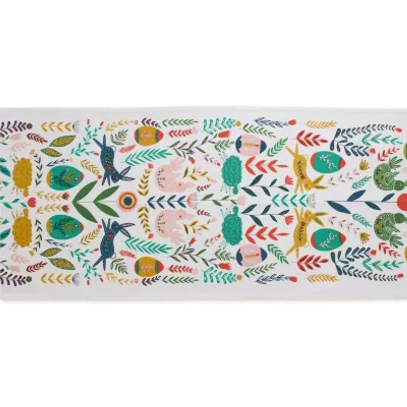 Design Imports Easter Folk Garden Runner