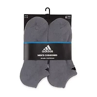 adidas Mens 6 Pair No Show Socks