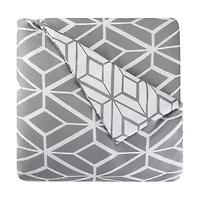 Home Expressions Ayden Geometric Reversible Complete Bedding Set with Sheets