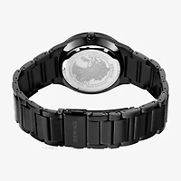 Bering Mens Black Stainless Steel Bracelet Watch