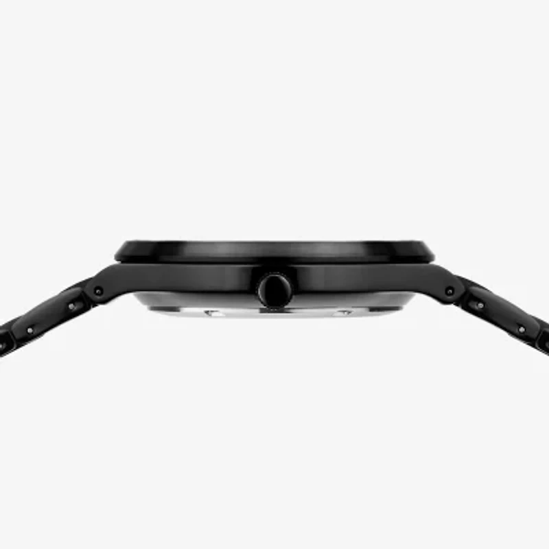 Bering Mens Black Stainless Steel Bracelet Watch