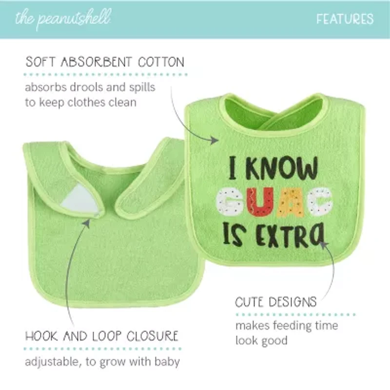 The Peanutshell Unisex 18-pc. Bib