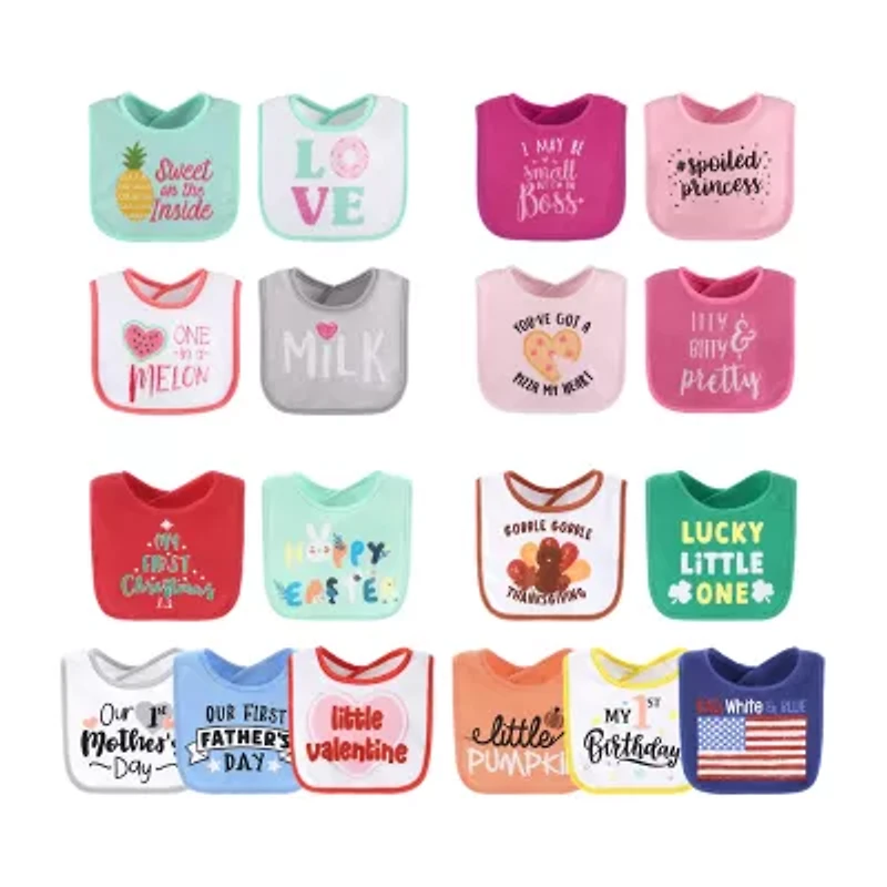 The Peanutshell Girls 18-pc. Bib