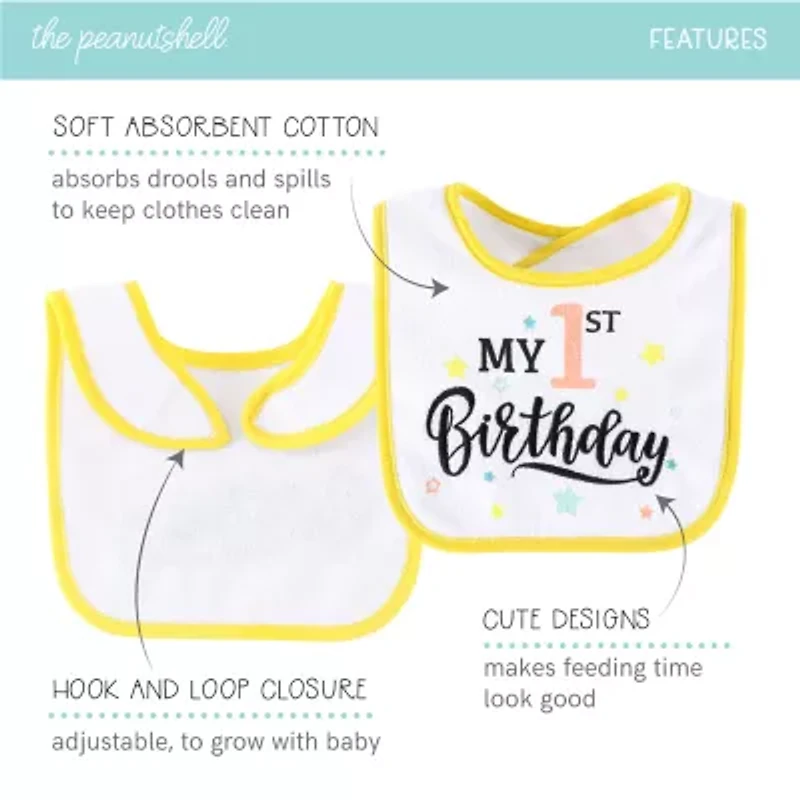The Peanutshell Girls 18-pc. Bib