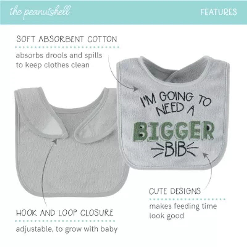 The Peanutshell Boys 10 Pair Bib