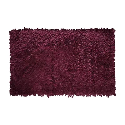 Home Weavers Inc Bella Premium Jersey Shaggy Bath Rug