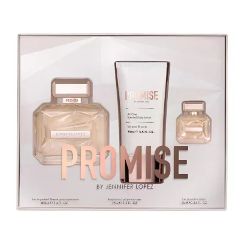 JENNIFER LOPEZ Promise Eau De Parfum 3.4 Oz 3-Pc Gift Set ($85 Value)