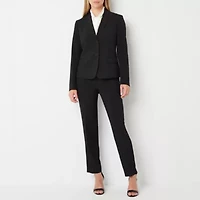 Black Label by Evan-Picone Womens Classic Fit Petite Suit Jacket