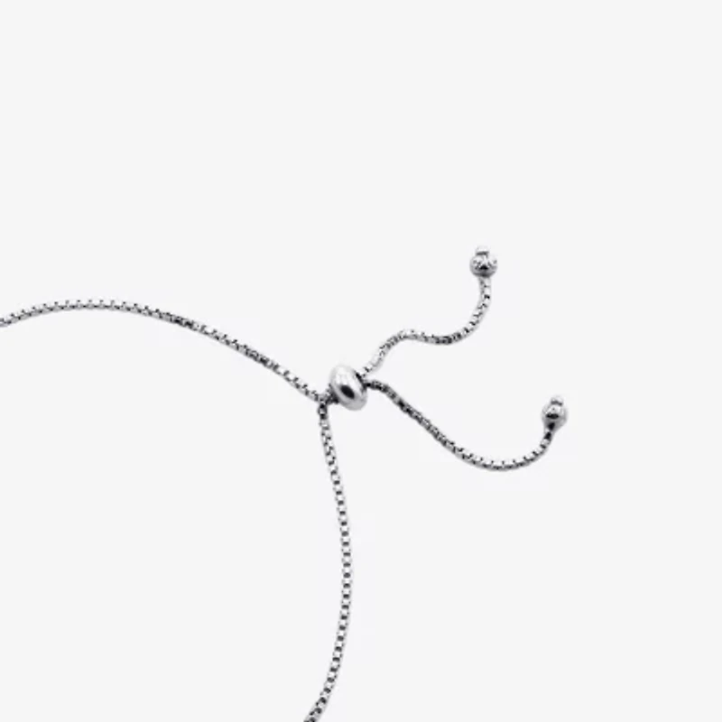 Bali Inspired Womens Sterling Silver Bolo Bracelet