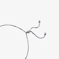 Bali Inspired Womens Sterling Silver Bolo Bracelet