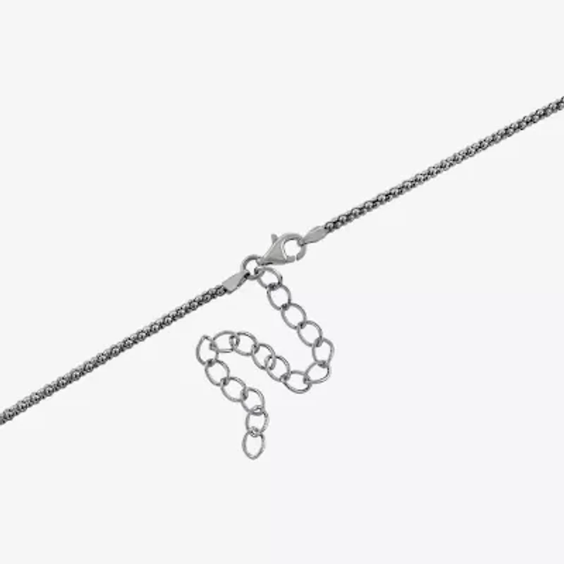 Tree Of Life Womens White Mother Of Pearl Sterling Silver Round 16 Inch Pendant Necklace