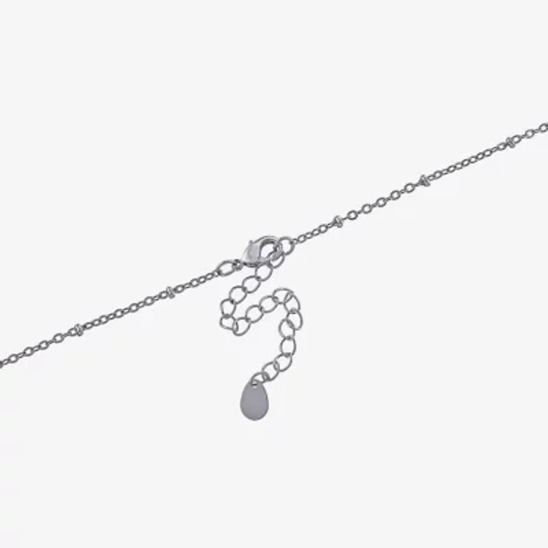 Diamonart Lady Of Guadalupe Womens Cubic Zirconia Sterling Silver Oval 16 Inch Pendant Necklace