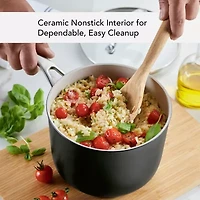 KitchenAid Ceramic 3-qt. Covered Sauce Pan