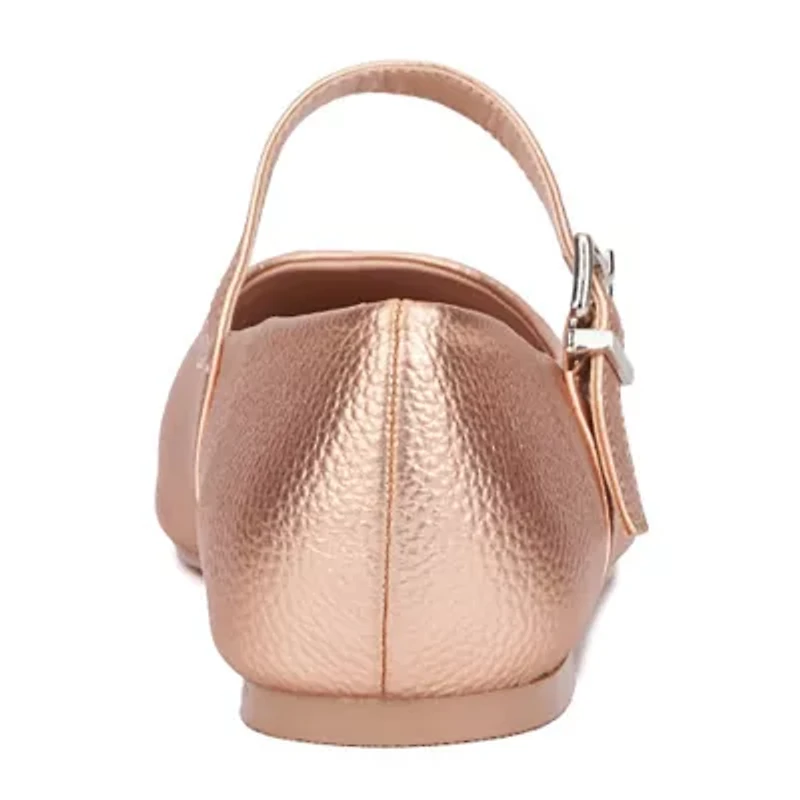 New York & Company Page Womens Square Closed Toe Ballet Flats