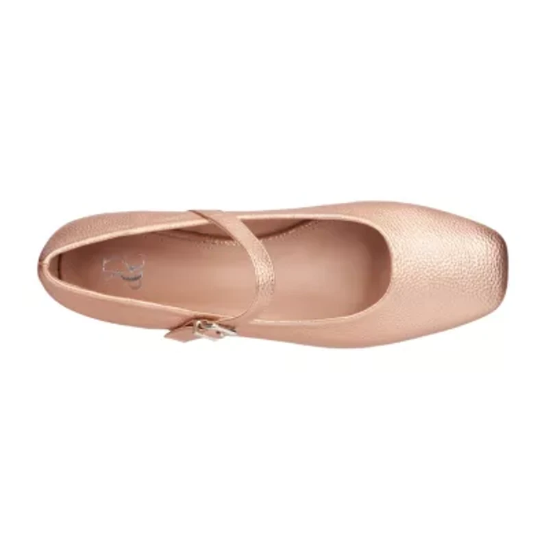 New York & Company Page Womens Square Closed Toe Ballet Flats